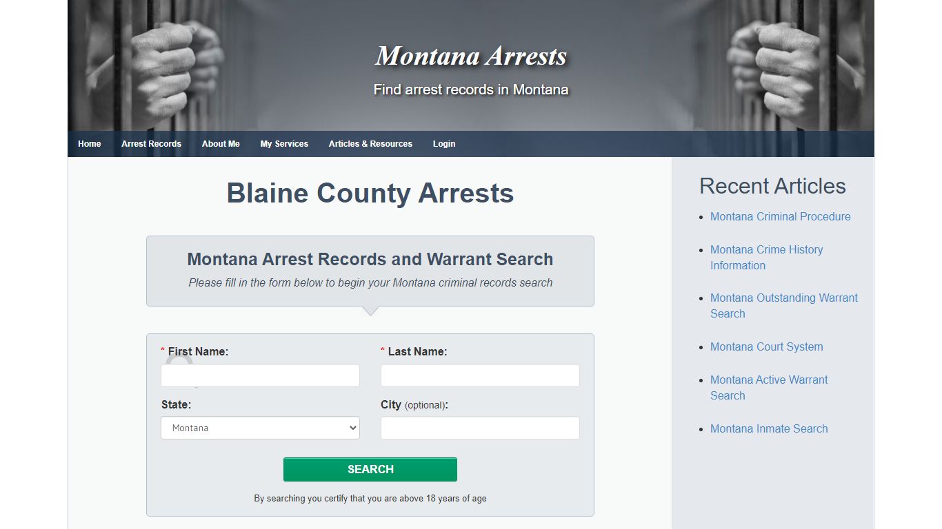 Blaine County Arrests - Montana Arrests